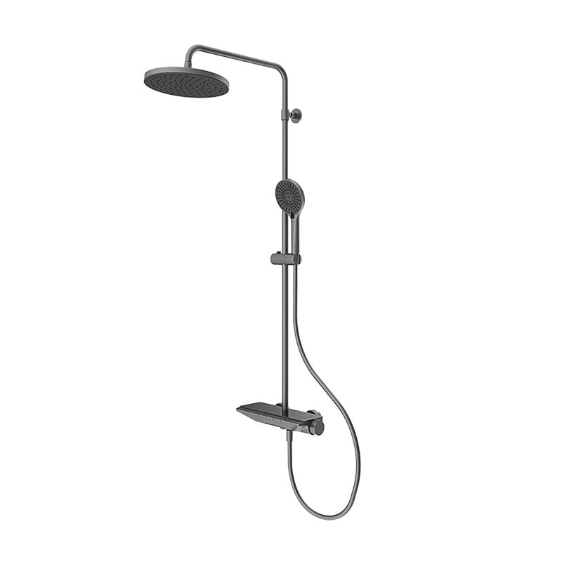 钢琴键三功能淋浴花洒