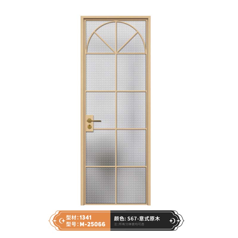 单包老铁门单玻平开